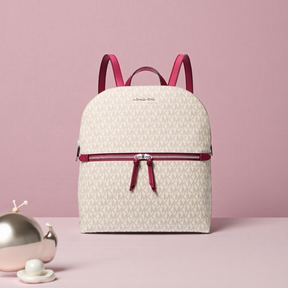 Michael Kors Dallas Medium Signature Logo Backpack